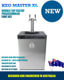 darrahopens Home & Garden > Home & Garden Others Beer Keg Fridge KegMaster Series XL Kegerator With Two Beer Taps
