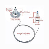 darrahopens Home & Garden > Home & Garden Others Billboard Hanger Indicator Light Suspension Hook Cable 30kg Load Capacity 8 Pack