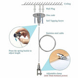 darrahopens Home & Garden > Home & Garden Others Billboard Hanger Indicator Light Suspension Hook Cable 30kg Load Capacity 8 Pack
