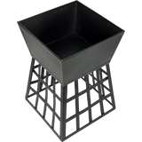 darrahopens Home & Garden > Home & Garden Others Black Fire Pit Square Log Patio Garden Heater Outdoor Table Top BBQ Camping