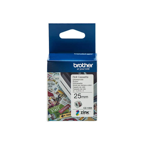 darrahopens Home & Garden > Home & Garden Others BROTHER CZ1004 Tape Cassette Full Colour continuous label roll, 25mm wide to Suit VC-500W