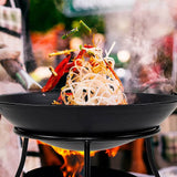 darrahopens Home & Garden > Home & Garden Others Cast Iron Fire Bowl Traditional Log Fire Pit Outdoor Heating Camp Site Barbecue