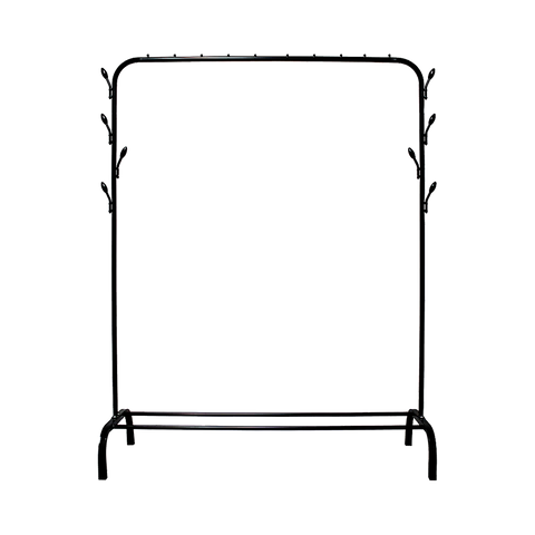 darrahopens Home & Garden > Home & Garden Others Closet Organizer Metal Garment Rack Portable Clothes Hanger Storage Shoes Rack Black