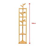 darrahopens Home & Garden > Home & Garden Others Clothes Coat Rack Garment Stand Shelf Wooden Tree Hanger Bag Hat Hook Holder