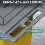 Darrahopens Home & Garden > Home & Garden Others Commercial Hotel Restaurant Cleaning Cart 3-Shelf Commercial Janitorial Cart Housekeeping Cart