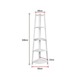 darrahopens Home & Garden > Home & Garden Others Corner Ladder Shelf Bookcase Display Storage Unit