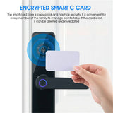 Darrahopens Home & Garden > Home & Garden Others Digital Smart Door Lock Fingerprint APP Key Card Password Electronic Home Lock