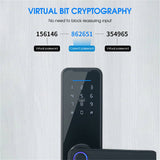 Darrahopens Home & Garden > Home & Garden Others Digital Smart Door Lock Fingerprint APP Key Card Password Electronic Home Lock