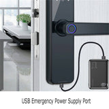 Darrahopens Home & Garden > Home & Garden Others Digital Smart Door Lock Fingerprint APP Key Card Password Electronic Home Lock