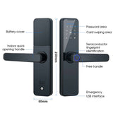 Darrahopens Home & Garden > Home & Garden Others Digital Smart Door Lock Fingerprint APP Key Card Password Electronic Home Lock