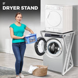 Darrahopens Home & Garden > Home & Garden Others Dryer Stand Portable Front Loading Washer Machine and Dryer Holder Shelf