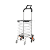 Darrahopens Home & Garden > Home & Garden Others Emajin Foldable Shopping Cart Trolley 35L Grocery Bag Rolling Wheel Portable