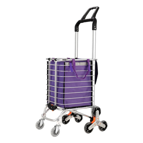 Darrahopens Home & Garden > Home & Garden Others Emajin Foldable Shopping Cart Trolley 35L Grocery Bag Rolling Wheel Portable