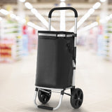 Darrahopens Home & Garden > Home & Garden Others Emajin Foldable Shopping Cart Trolley Grocery Storage Portable Aluminum 45KG