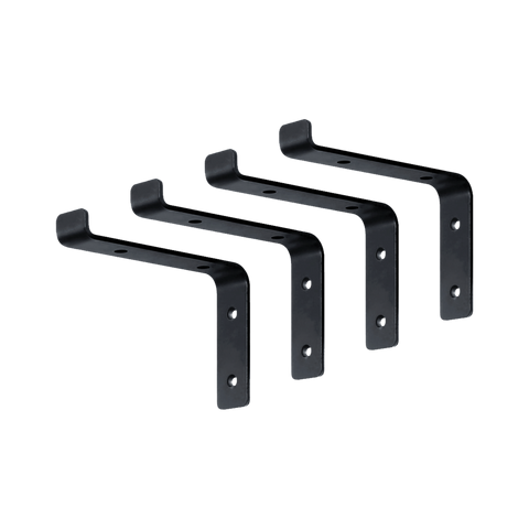 darrahopens Home & Garden > Home & Garden Others Floating Wall Shelf Brackets Heavy Duty Rustic Industrial 4-Pack