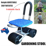 Darrahopens Home & Garden > Home & Garden Others Gardening Seat Portable Height Adjustable Folding Stool Kneeling Pad