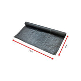 darrahopens Home & Garden > Home & Garden Others Heavy Duty Weed Control PP Woven Fabric Weed Mat Gardening Plant 1.83m x 30m