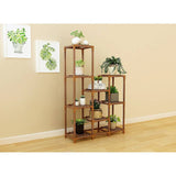 darrahopens Home & Garden > Home & Garden Others Indoor Outdoor Garden Plant Stand Planter Flower Pot Shelf Wooden Shelving - 9 Shelves