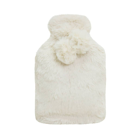 Darrahopens Home & Garden > Home & Garden Others J.Elliot Home Amara Hot Water Bottle with Super Plush Faux Fur Cover Ivory