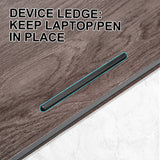 darrahopens Home & Garden > Home & Garden Others Kandaka Iron Grey Oak Lap Desk Laptop Tablet Stand Cushioned Lapdesk Mousepad