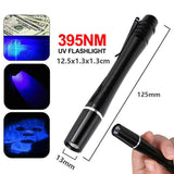 Darrahopens Home & Garden > Home & Garden Others Mini UV 395nm Inspection Pen Torch Ultra Violet Flashlight Pocket Lamp Fluoresce