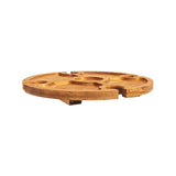 darrahopens Home & Garden > Home & Garden Others Outdoor Picnic Table Wooden Portable Folding Mini Wine Rack Picnic Table