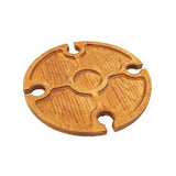 darrahopens Home & Garden > Home & Garden Others Outdoor Picnic Table Wooden Portable Folding Mini Wine Rack Picnic Table