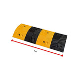 darrahopens Home & Garden > Home & Garden Others Pair of 1m Long 60T Load Rubber Speed Bump Hump Modular Speed Humps Road Hump
