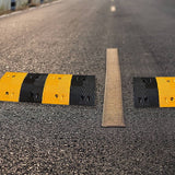 darrahopens Home & Garden > Home & Garden Others Pair of 1m Long 60T Load Rubber Speed Bump Hump Modular Speed Humps Road Hump