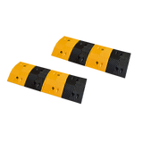 darrahopens Home & Garden > Home & Garden Others Pair of 1m Long 60T Load Rubber Speed Bump Hump Modular Speed Humps Road Hump