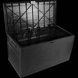 darrahopens Home & Garden > Home & Garden Others Patio Deck Box Outdoor Storage Plastic Bench Box 450 Litre