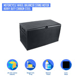 darrahopens Home & Garden > Home & Garden Others Patio Deck Box Outdoor Storage Plastic Bench Box 450 Litre