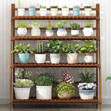 darrahopens Home & Garden > Home & Garden Others Plant Stand Outdoor Indoor Garden Wood Bamboo Shelf Folding 100CM Length