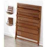 darrahopens Home & Garden > Home & Garden Others Plant Stand Outdoor Indoor Garden Wood Bamboo Shelf Folding 100CM Length