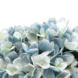 darrahopens Home & Garden > Home & Garden Others Premium Faux Hydrangea With Glass Vase (Artificial Flowering Blue Hydrangea) 23cm