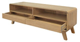 Darrahopens Home & Garden > Home & Garden Others Providence 2 Drawer Entertainement Unit (Natural)
