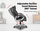 darrahopens Home & Garden > Home & Garden Others PU Leather Office Chair Executive Padded Black