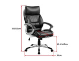 darrahopens Home & Garden > Home & Garden Others PU Leather Office Chair Executive Padded Black