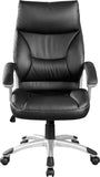 darrahopens Home & Garden > Home & Garden Others PU Leather Office Chair Executive Padded Black