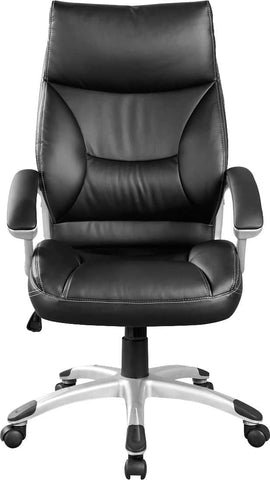 darrahopens Home & Garden > Home & Garden Others PU Leather Office Chair Executive Padded Black
