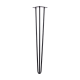 darrahopens Home & Garden > Home & Garden Others Set of 4 Industrial 3-Rod Retro Hairpin Table Legs 12mm Steel Bench Desk - 71cm Black