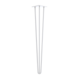 darrahopens Home & Garden > Home & Garden Others Set of 4 Industrial 3-Rod Retro Hairpin Table Legs 12mm Steel Bench Desk - 71cm White