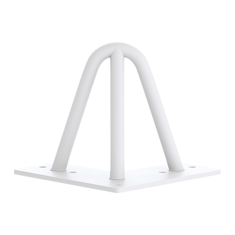 darrahopens Home & Garden > Home & Garden Others Set of 4 Industrial 3-Rod Retro Table Legs 12mm Steel Bench Desk - 11cm White