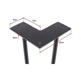 darrahopens Home & Garden > Home & Garden Others Set of 4 Industrial Retro Hairpin Table Legs 12mm Steel Bench Desk - 41cm Black