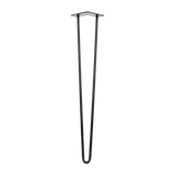 darrahopens Home & Garden > Home & Garden Others Set of 4 Industrial Retro Hairpin Table Legs 12mm Steel Bench Desk - 71cm Black