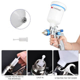 Darrahopens Home & Garden > Home & Garden Others Spray Gun HVLP Gravity Gun Paint Feed Air Spray Gun Kit 3 Nozzle 1.4mm 1.7mm 2mm