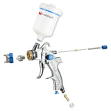 Darrahopens Home & Garden > Home & Garden Others Spray Gun HVLP Gravity Gun Paint Feed Air Spray Gun Kit 3 Nozzle 1.4mm 1.7mm 2mm