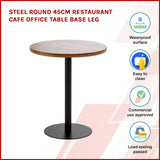 darrahopens Home & Garden > Home & Garden Others Steel Round 45cm Restaurant Cafe Office Table Base Leg