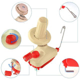 darrahopens Home & Garden > Home & Garden Others Swift Yarn Fiber String Ball Wool Winder Holder Hand Operated Yarn Winder Manual