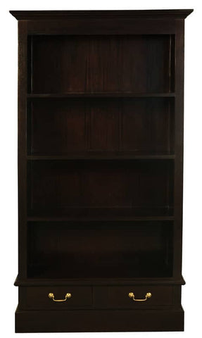 Darrahopens Home & Garden > Home & Garden Others Tasmania 2 Drawer Bookcase (Chocolate)